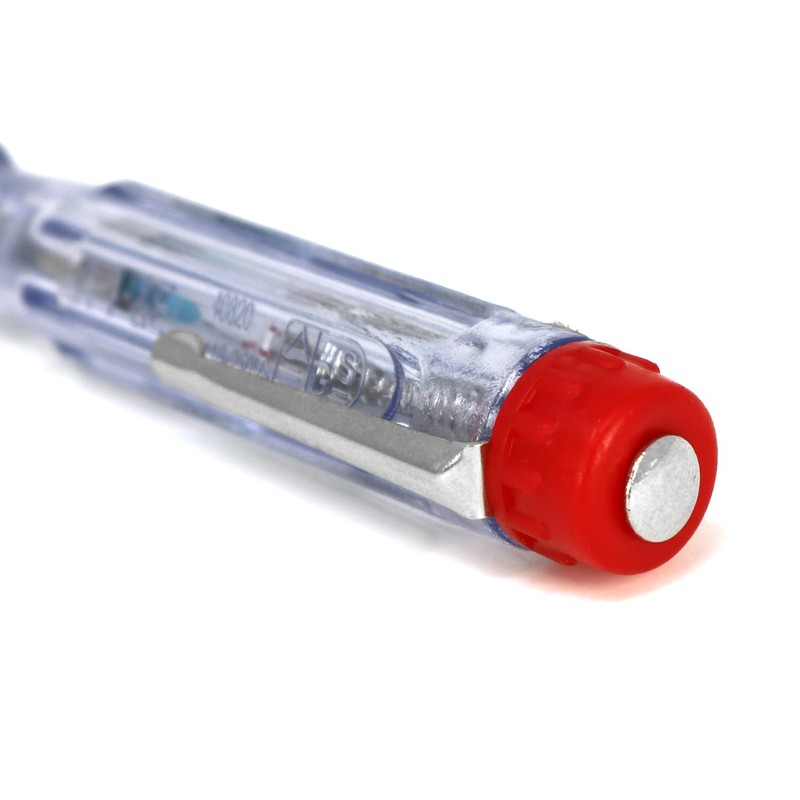 com-four 2 x Voltage Tester with Glow Lamp - Current