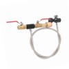 CGA‑320 CO2 Cylinder Refill Adapter with Hose For Filling Soda