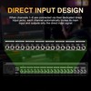 MIZISNR Headphone Amp, 8-Channel Rackmount Headphone Mixing Distribution Amplifier with