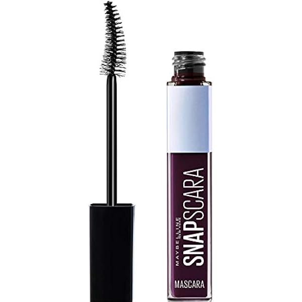 Maybelline New York Snapscara Washable Mascara, Black Cherry, Pack of