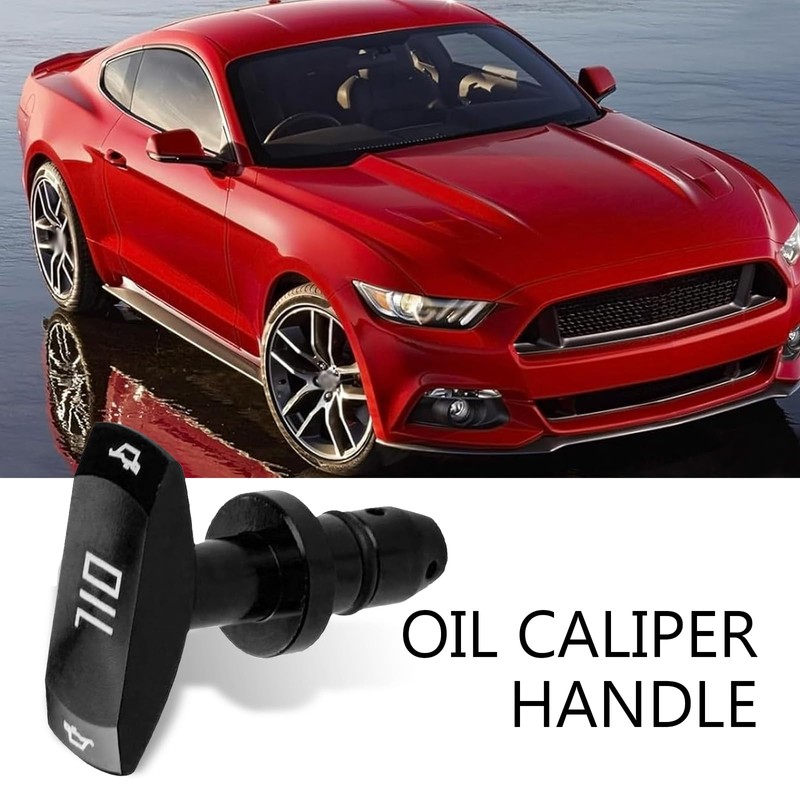 Anyhut 1 PC Auto Oil Dipstick Handle, Aluminum Alloy Modified