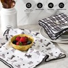 RECYCO Waffle Kitchen Towel Set of 2 - Quick Dry