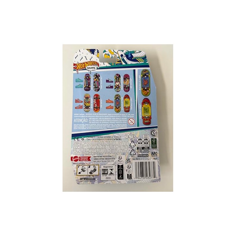 Hot Wheels Skate Miniatur-Finger-Skateboard-Set, 2er-Pack mit Zubehör, Sammlerstück
