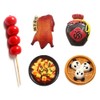 5 Pcs Chinese Food Refrigerator Magnets,Chinese Mabo Tofu, Sugar-Coated haws,