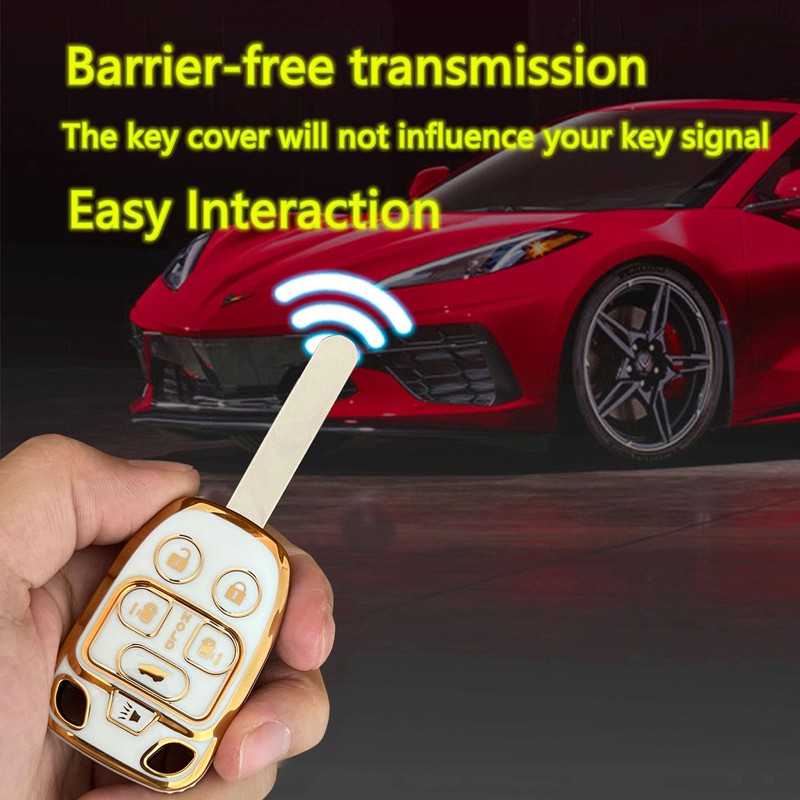 QIXIUBIA for Honda Key Fob Cover Smart Key Shell with