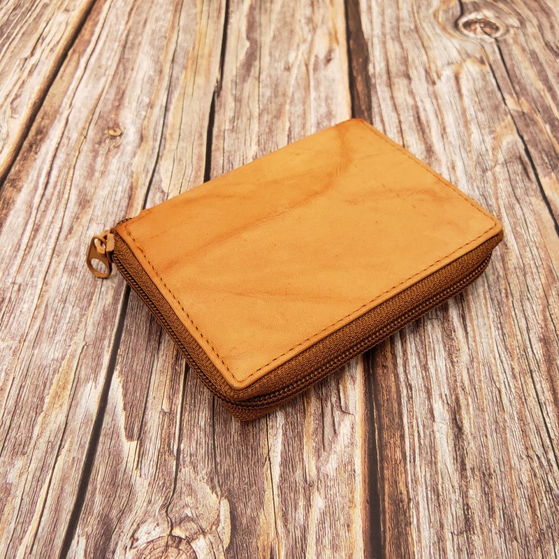 ag wallets AG Wallets Mens Zip Around Leather Wallet with