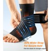 WHCOOL Ankle Compression Sleeve, 3D Knit Ankle brace With Fish
