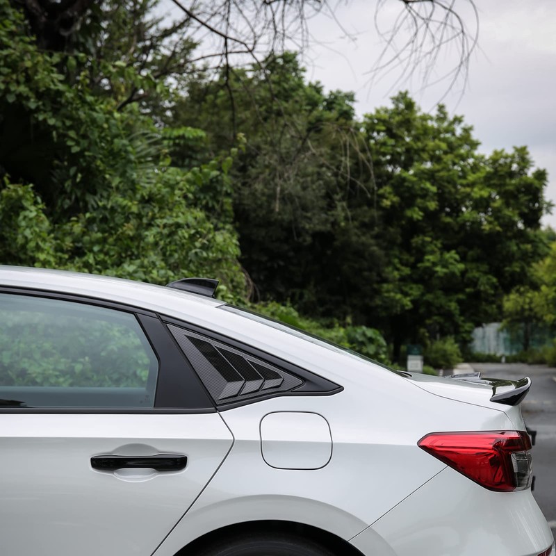 Thenice for 11th Gen Civic Rear Side Window Louvers Racing