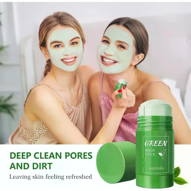 Mascarilla En Barra De Té Verde Para El Rostro, Paquete