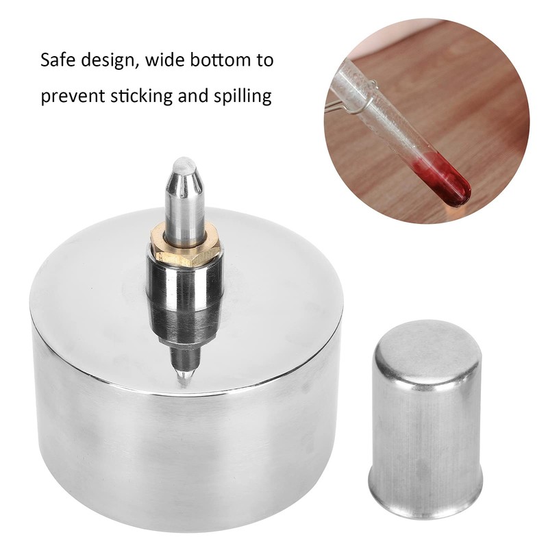 Fyearfly Stainless Steel Alcohol Lamp, 400 ml Bunsen Burner, Alcohol