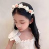 IYOU Blume Hochzeit Stirnband Elfenbein Bowknot Haarbänder Geburtstag Party Haarschmuck
