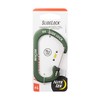 Nite Ize CSLA4-08-R6 Lightweight Locking Keys Carabiner, Size #4, Olive