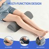 Zickskt Knee Pillow for Back Sleeping, Gel Memory Foam Leg