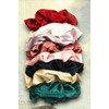 Silk Hair Scrunchies Set of 8 Scrunchies for Long, Thick,