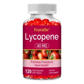 Cápsulas Blandas De Licopeno Fearathe De 40 Mg, 120 Cápsulas                                                                                          