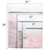 Muchfun 5Pcs Durable Honeycomb Mesh Laundry Bags for Delicates (1Large,