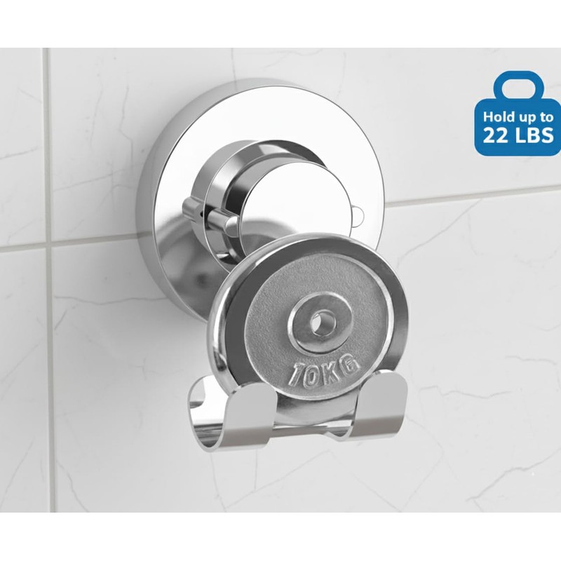 Suction Cup Hooks Razor Holder Powerful Vacuum Organizer for Towel,