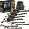 Rhino USA 1" x 10' Retractable Ratchet Straps (select 2