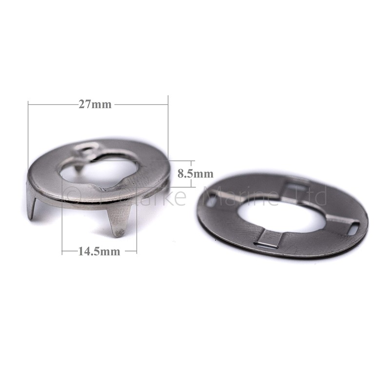 Turnbutton Fastener Cloth to Cloth kit Eyelet, Bases, Studs for