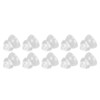 10 Pcs Sound Amplifier Dome Soft Silicone Anti Static Dual