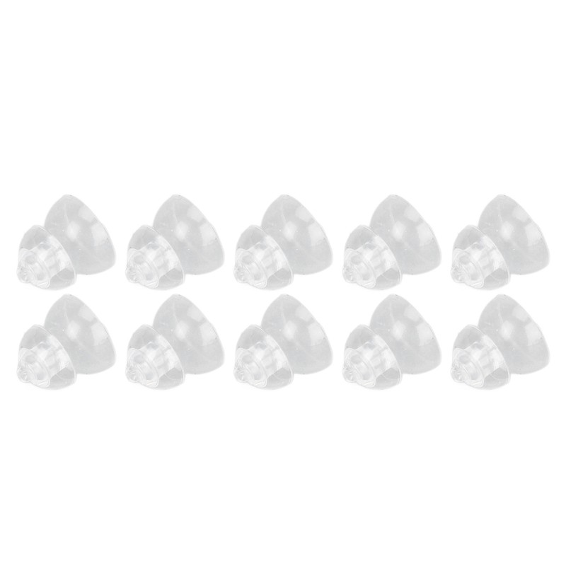 10 Pcs Sound Amplifier Dome Soft Silicone Anti Static Dual