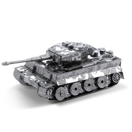 Metal Earth Fascinations Metal Construction Kits - Tank Tank Tiger I Tank, Laser Cut 3D Construction Kit, 3D Metal Puzzle, DIY Model Kit with 2 Metal Circuits, from 14 Years