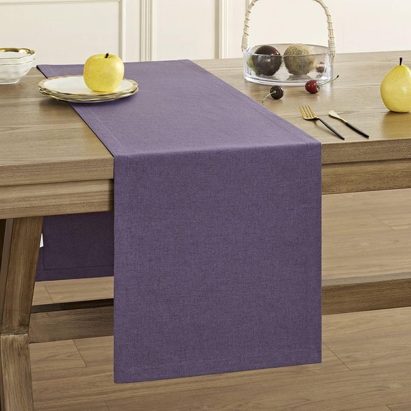 ZeeMart Basic Linen Style Table Runner, 14 x 72 Inch
