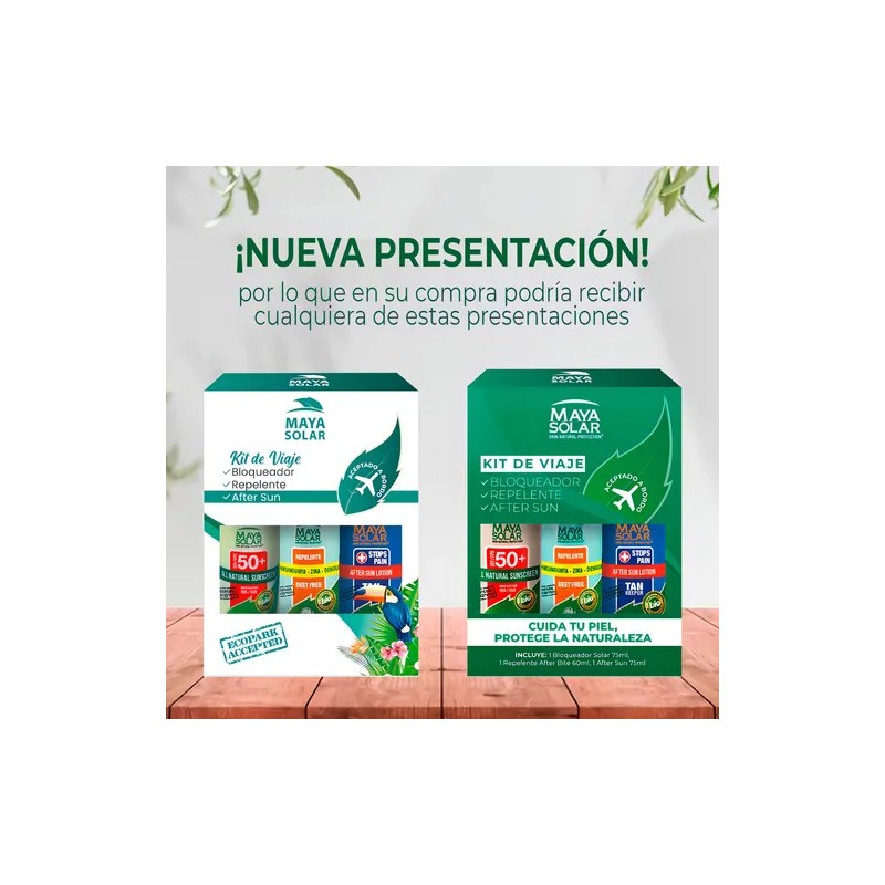 Kit Protector Solar Bloqueador After Sun y Repelente