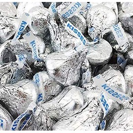 Hershey's Kisses, Milk Chocolate in Silver Foil (Pack of 6 Pounds)