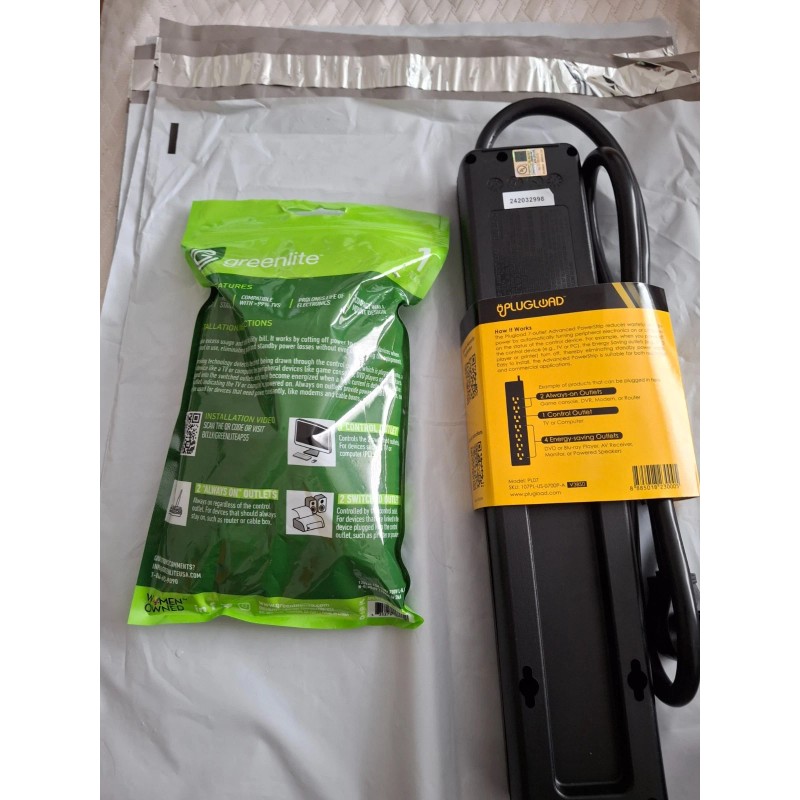 greenlite LOT OF Surge Protector 5 outlet + Energy Saving