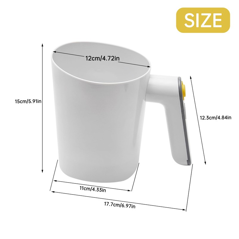 Battery Operated Electric Flour Sifter for Baking, Electric Flour Sifter
