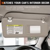 Sun Visor with Light for 2008-2013 Toyota Highlander, Right Passenger
