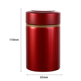 Kopida 3 Pcs Tea Canister with Lid, Multipurpose Tea Tin Tea Can Tea Box Round Metal Storage Container for Storage Loose Tea Leaves, Coffee, Candy, Herbs and Spices(2.55x2.55x4.33inch)
