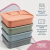 Spoondrift 100% Food Grade Eco-Friendly Leak-Proof Silicone Bento Box Lunchbox,