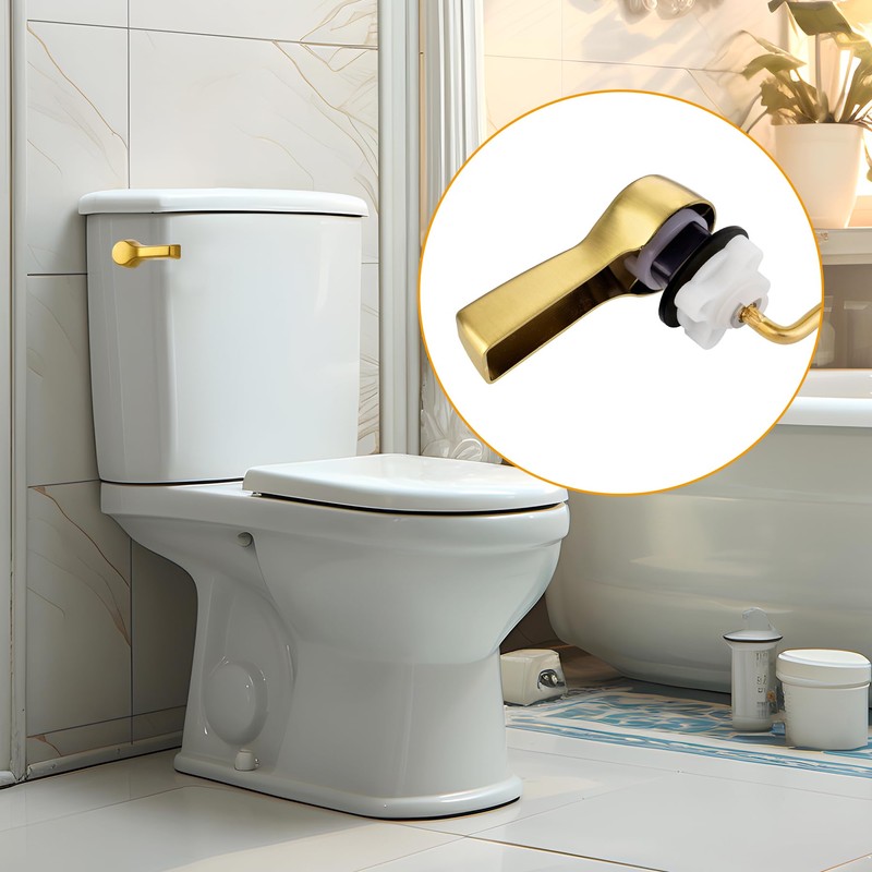 Hibbent 2 Pack Universal Toilet Tank Flush Lever Replacement, Toilet