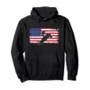 American Flag Snowmobile Apparel - Snowmobile Pullover Hoodie