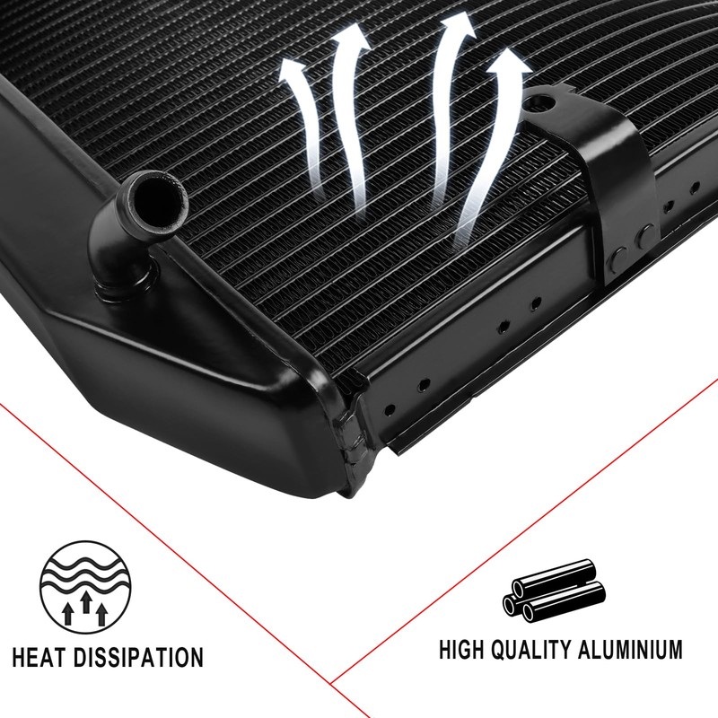 Aluminum Cooling Radiator Replacement for Yamaha YZF R6 2003-2004 R6S