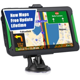 Unbranded GPS Navigator for Truck 7 inch Touch Screen Car GPS Voice Turn map Free Update - S7