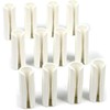 12 Pc White Bed Sheet Grippers Fasteners Clips Keep Sheets