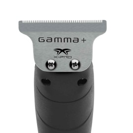 GAMMA+ Replacement Fixed Classic X-Pro Blade Stainless Steel with Black Diamond Carbon DLC The One Cutting Trimmer Blade Set