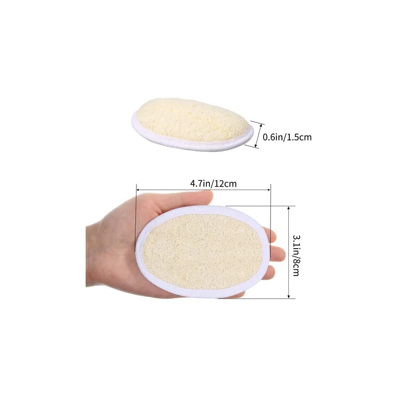 Paquetes De Esponjas De Lufa Boao 24 Piezas Para Exfoliación