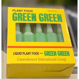 Unbranded 5 Bottles- GREEN GREEN Plant Food Liquid Fertilizer for Lucky Bamboo and Plants