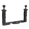 Aluminum Tray with Dual Handle Grips for Underwater Camera Housing