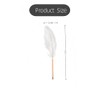 votuyet 1 Pack Retro Feather Ballpoint Pen, Exquisite Signature Pen