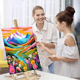 DIYDECORFUN Paint by Numbers Kit DIY Canvas Painting Set for Adults Kids Home Decor Gift DIY