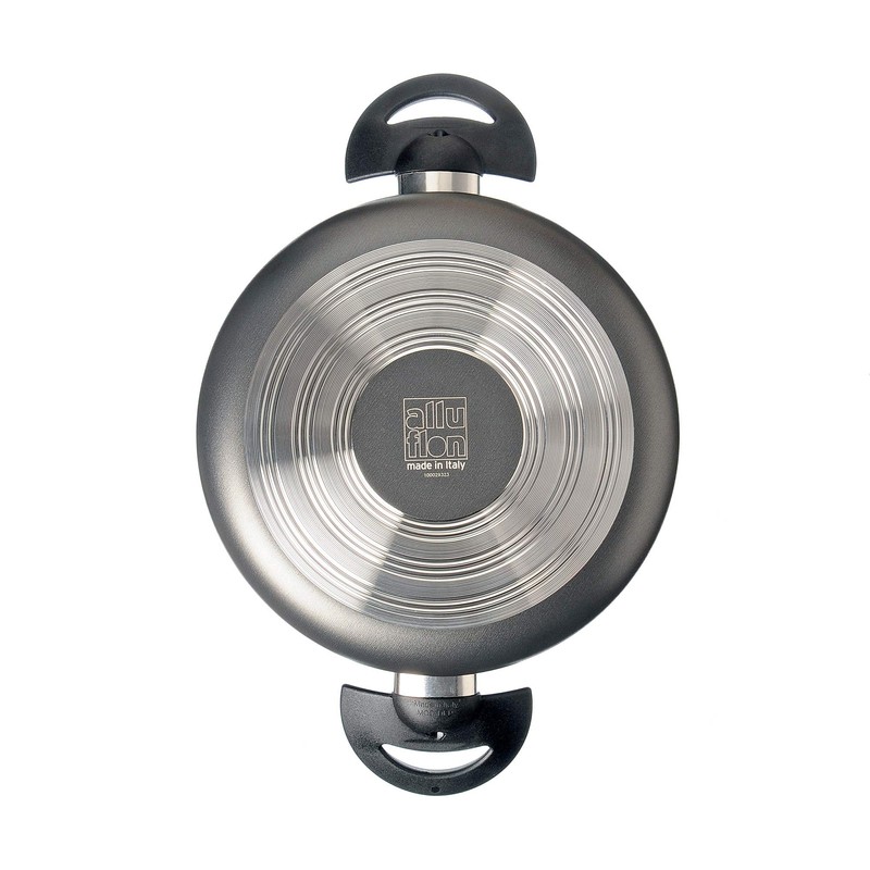 Alluflon Tradition Italy Casserole, Aluminium, black, 20 cm