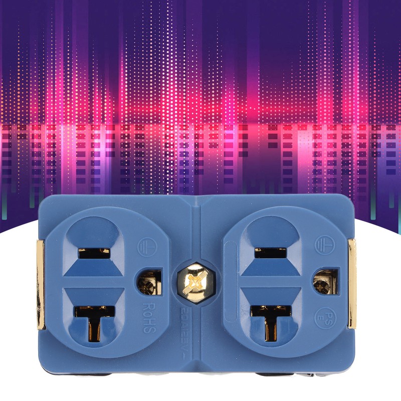 DP‑1G Audiophile Pure Copper Duplex Socket 20A 125V Copper 24k