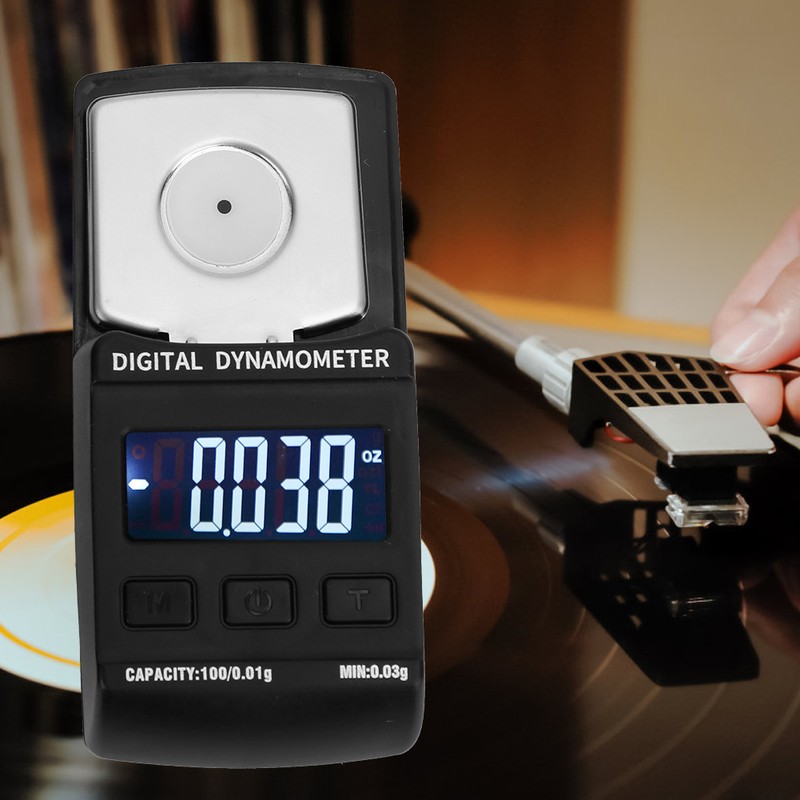 100g/0.01g Digital Turntable LCD Stylus Force Gauge Needle Pressure Gauge