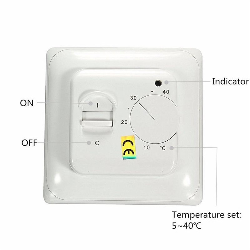 Room Premium Underfloor Heating Air Conditioning Thermostat Temperature Control Switch