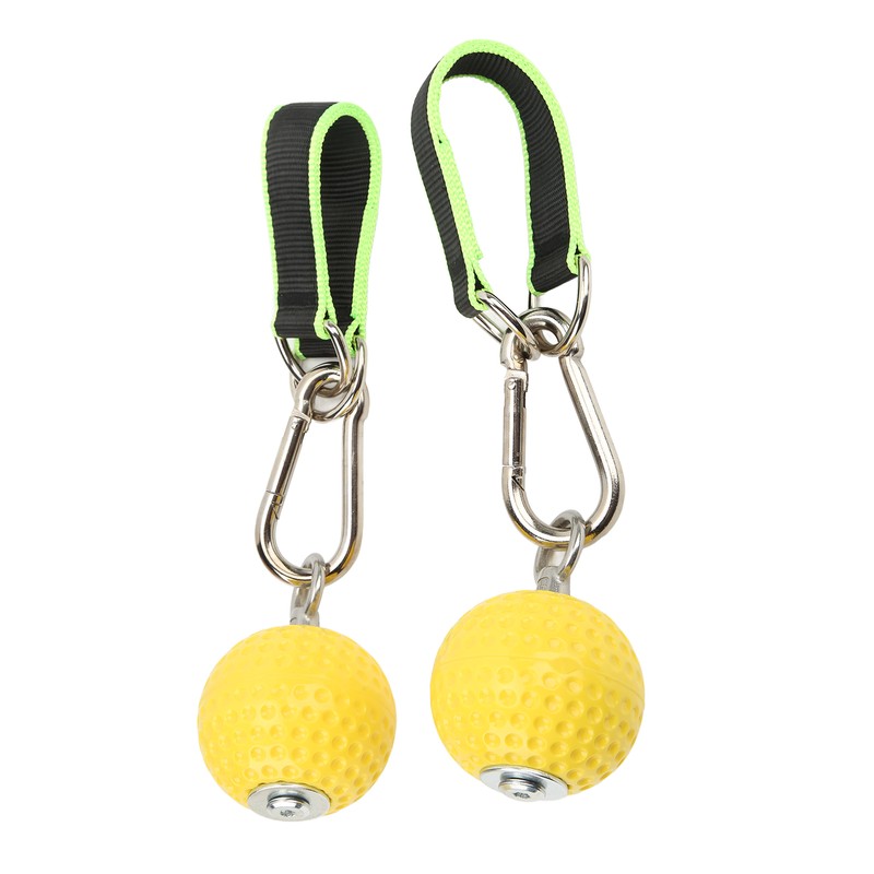 Climbing Pull Up Hand Grips Ball Set with Webbing Buckle